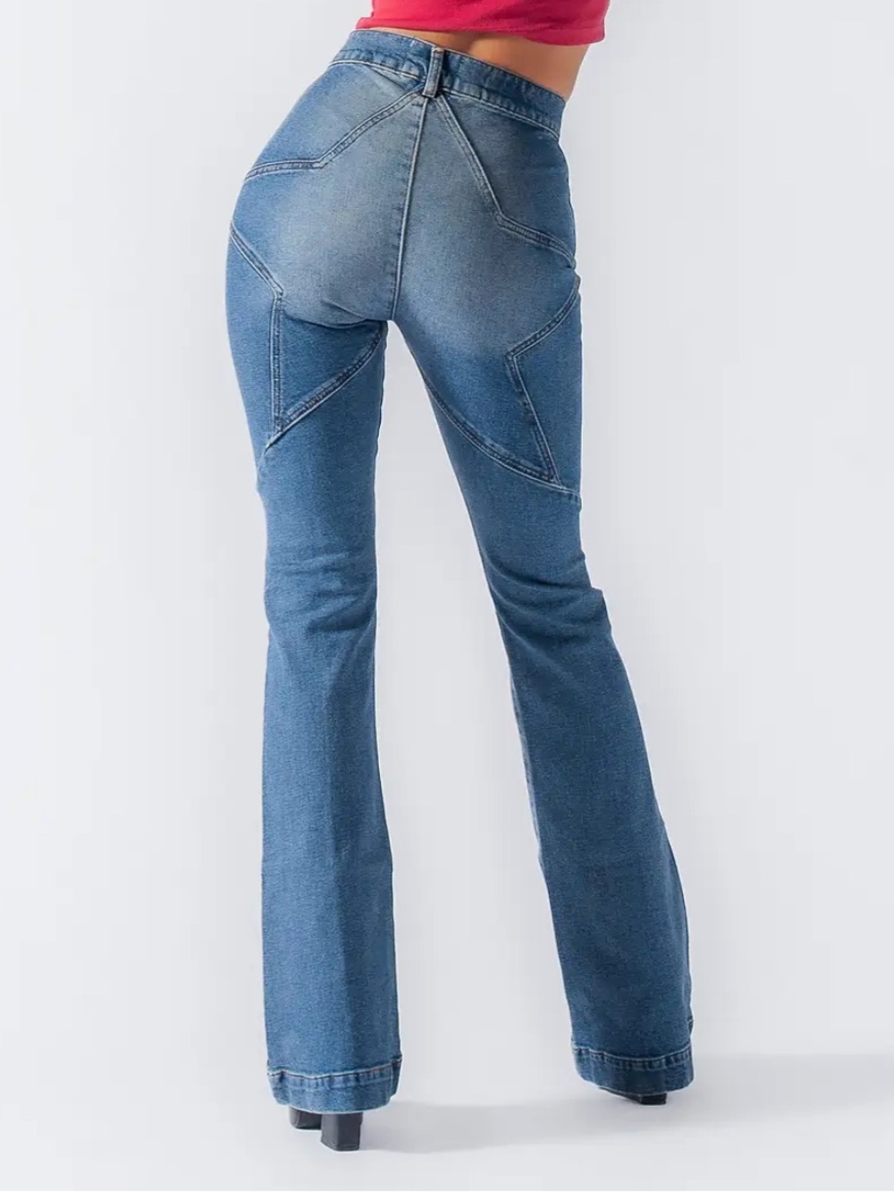 REVICE High-Rise Flare Jeans - Eclipse Wash Size 29